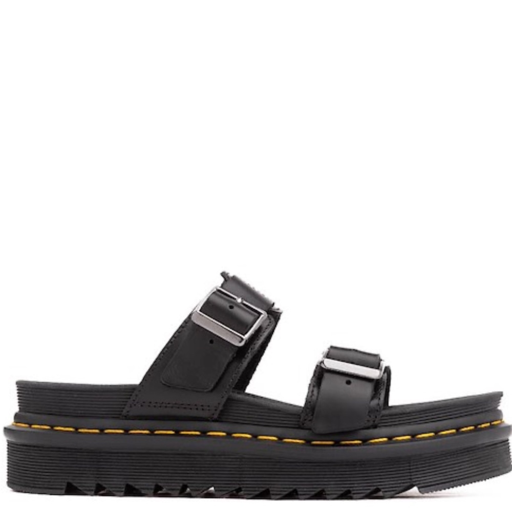 Dr. Martens Myles Slide Sandal - Black - Picture 2 of 10